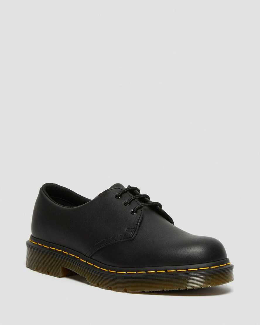 Dr. Martens 1461 Slip Resistant Deri Kadın Oxford Ayakkabı - Ayakkabı Siyah |DKBUI1376|